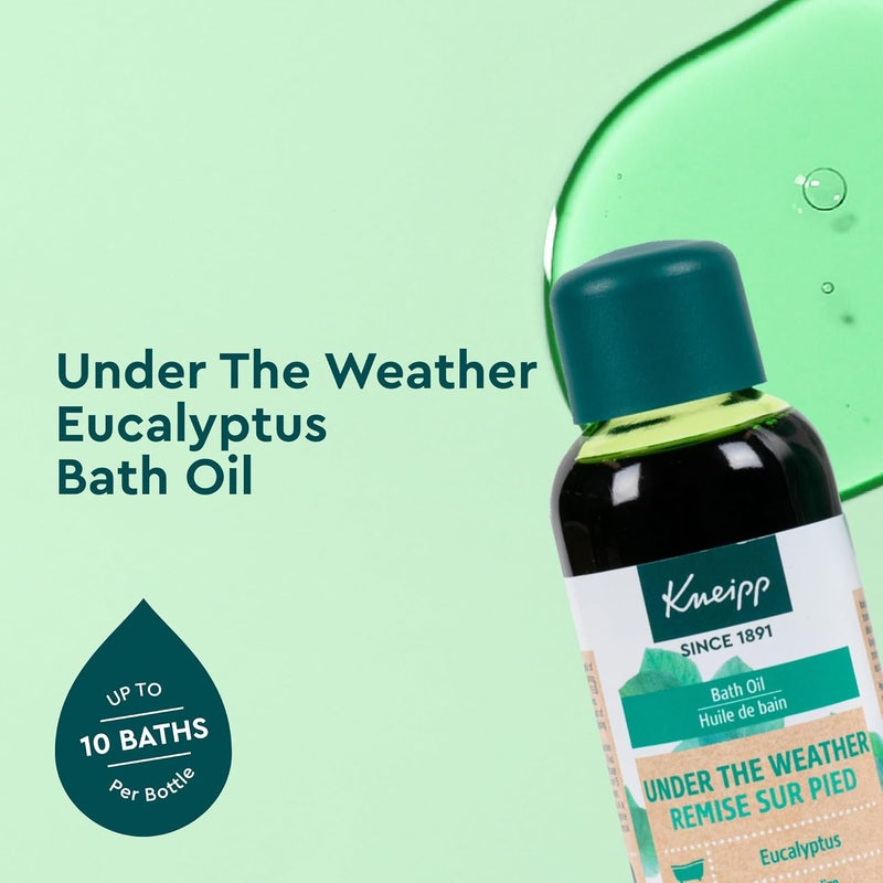 Kneipp Eucalyptus Herbal Bath Oil with Eucalyptus Essential Oil, 3.38 fl oz - Image 2